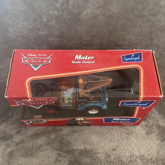 TYCO RC PIXAR CARS DISNEY SUPERCHARGED MATER RADIO CONTROL 27MHz - NEW IN BOX - Picture 2 of 7